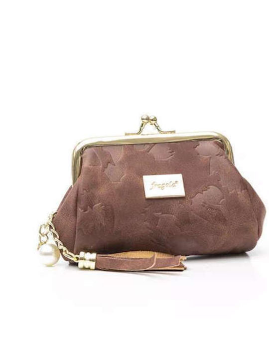 Fragola Small Women's Wallet Coins Brown