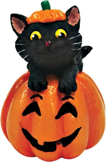 Penn Plax Декоративен за Аквариум Halloween Cat Pumpkin