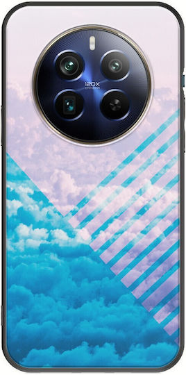Clouds Realme 12+ 5g Black TPU Black Silicone