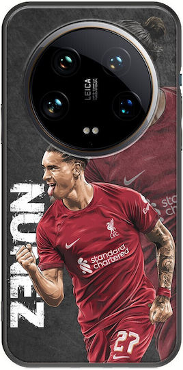 Stele Fotbal Darwin Nunez Xiaomi 14 Ultra 5G Negru TPU Silicon Negru