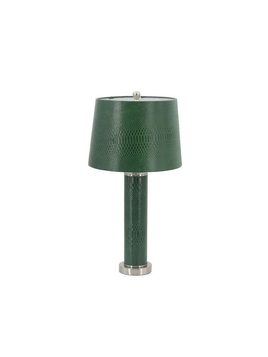 Artekko Table Lamp with Green Shade and Base