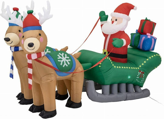 Jumi Christmas Fabric Figure Sleigh Height 130cm