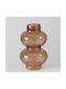 Meli Handmade Decorative Glass Vase Brown 25 cm
