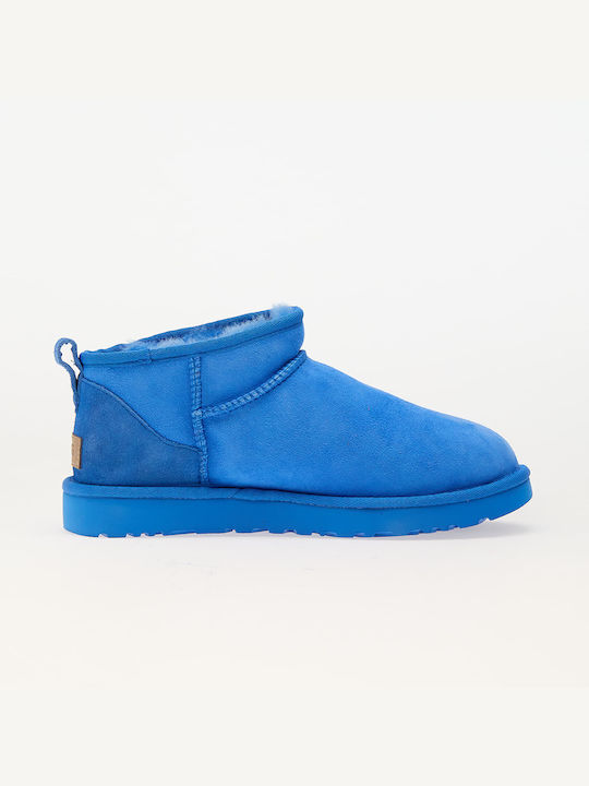 UGG Classic Ultra Mini Γυναικεία Μποτάκια Μπλε