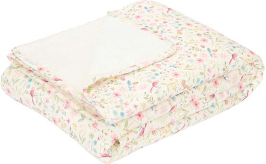 Little Dutch Blanket Nursery Swaddling Blankets Fairy Wonders Beige 70x100cm