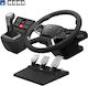 Hori Force Feedback Truck Control System Steering Wheel with Shifter and Pedals for PC with 1800° Rotation