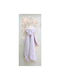 Minene Decke Wickeltücher für Kinderzimmer Hellblau Sky blue/cream 70x90cm