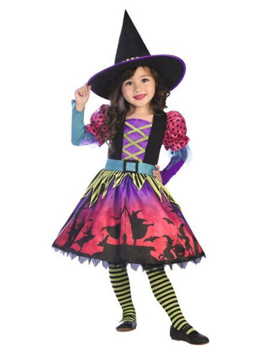 Kids Carnival Costume Witch Frikantela