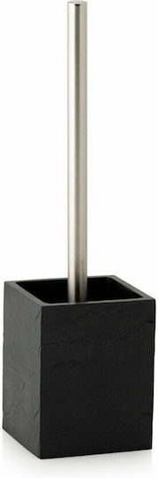 Alexandra House Living Metallisch Badezimmer Toilettenbürste Schwarz