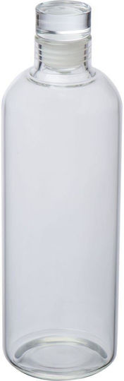 Next Bottle Water Glass with Screw Cap Transparent 750ml