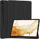 Erbord Flip Cover Dauerhafte Schwarze (Samsung Galaxy Tab S10+ Plus)