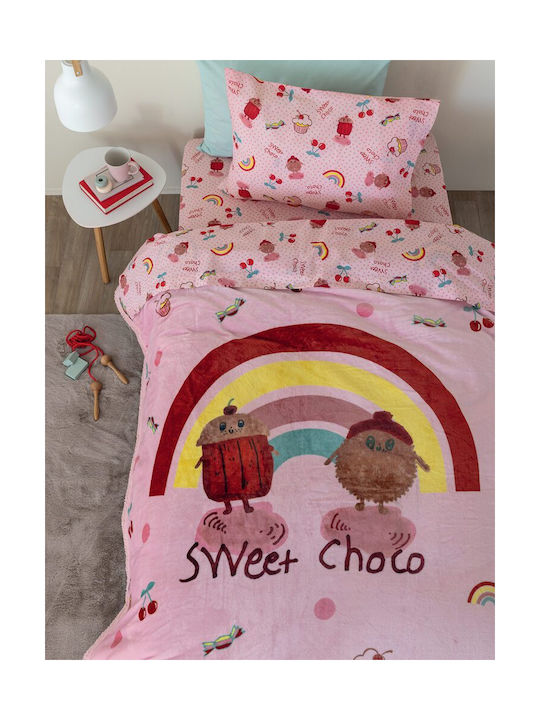 Palamaiki Kids Duvet Cover Single Pink 160x220cm