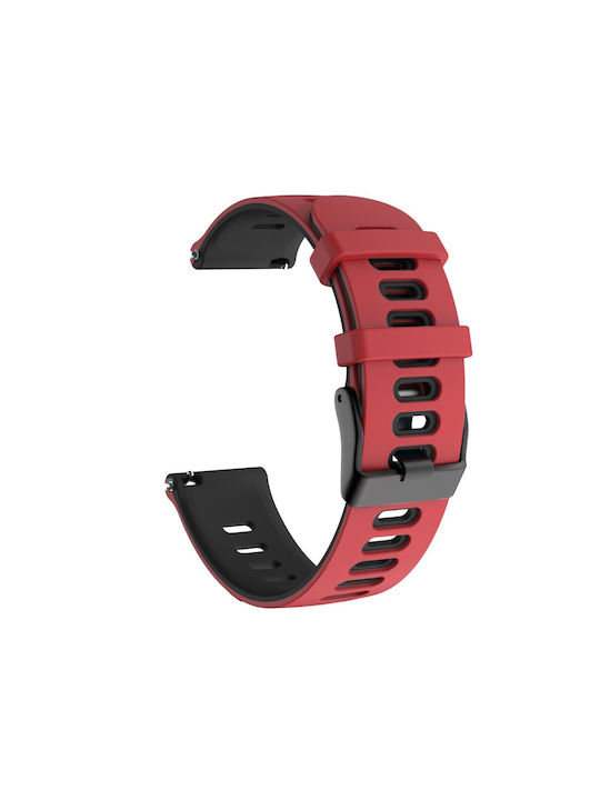 Dual Color Λουράκι Σιλικόνης Xiaomi Redmi Watch 5 Active Xiaomi Redmi Watch 5 Lite 48mm Red Black