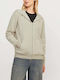 Women's Sweatshirt Jacket Hooded Moonbeam