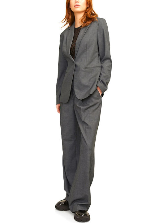 Jack & Jones Γυναικείο Σακάκι Dark Grey Melange