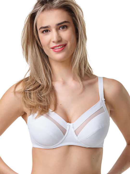 Spiman Bra Underwire White