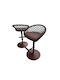 Stool Bar Metallic P47 Skin 58x46x86cm