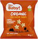 Hey Baby Пуканки Pea Puffed Stars с Вкус Грах, царевица и морков 12гр за 12+ месеца