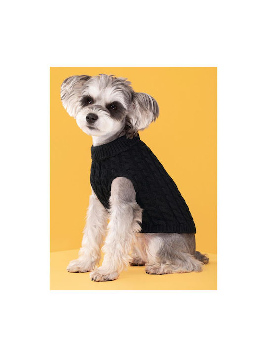 Animal Strickpullover Hund in Schwarz Farbe 23cm.