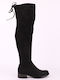 Damenstiefel Über dem Knie Schwarz