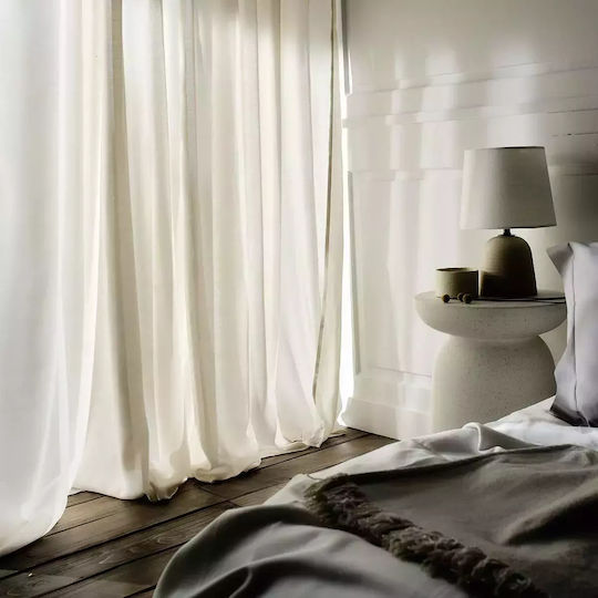 Gofis Home Renata Beige Curtain with Grommets 140x280cm