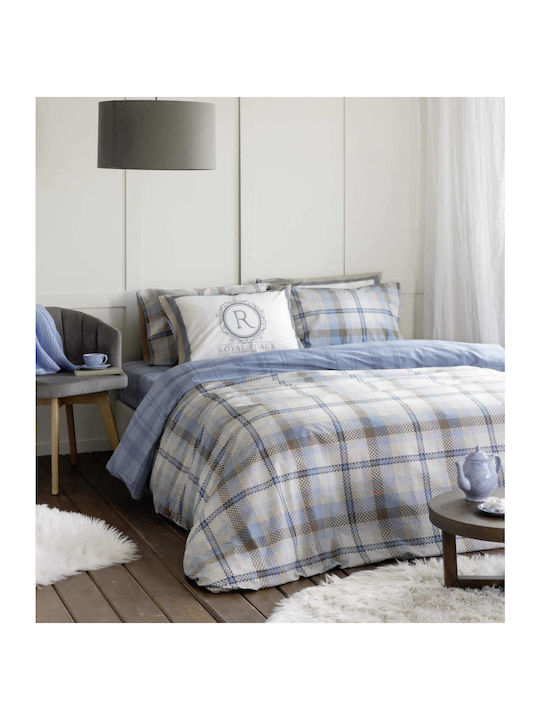 Nima Duvet Single 170x240cm Henry Blue|Brown