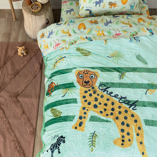 Palamaiki Κουβέρτα Fleece Πολύχρωμη 220x160εκ.