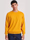 Langarm Pullover Gelb Senf