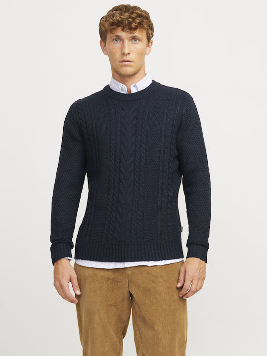 Jack & Jones Πουλόβερ Μακρυμάνικο Μπλε