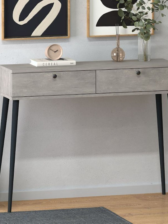 Alis Konsole Γκρι Ρετρό L110xB29xH88cm