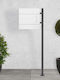 ECD Germany Mldesign Външна Пощенска Кутия Inox в Сив Цвят 37x36.5x11см
