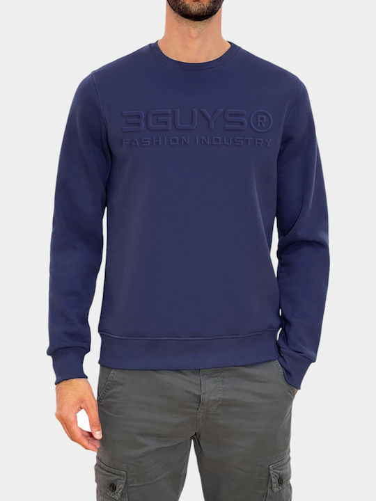 3Guys Sweatshirt Blue Navy