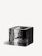 Kosta Boda Candle Holder Crystal in Black Color 7.5x7.5cm 1pcs