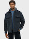 Surplus Μακρυμάνικo Κοτλέ Overshirt σε Κανονική Γραμμή Navy