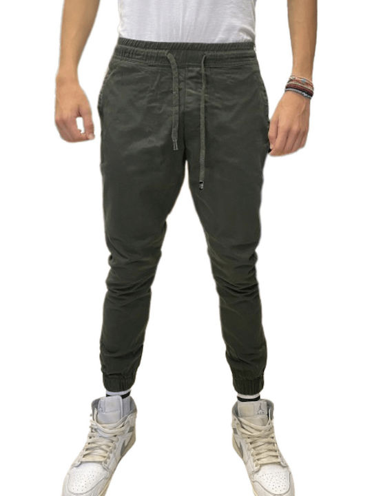 Παντελόνι Ελαστικό σε Slim Εφαρμογή khaki