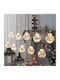 10 Lights LED 3m. Warm White type Curtain 1pcs