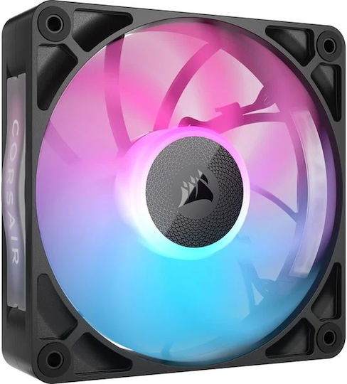 Corsair iCUE LINK RX120 MAX Ventilator Pentru Carcasă (2000rpm / 71.3cfm) cu Iluminare RGB și Conexiune 4-Pin PWM