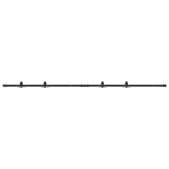 Vidaxl Office Sliding Door Kit 213 cm Carbon Steel