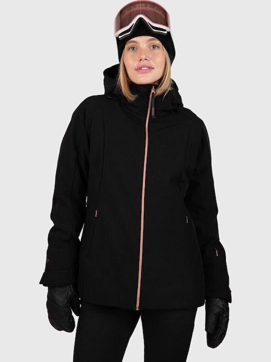 Brunotti 2422180155-9999 Feminin Jachetă Coajă moale pentru Schi & Snowboard Negru
