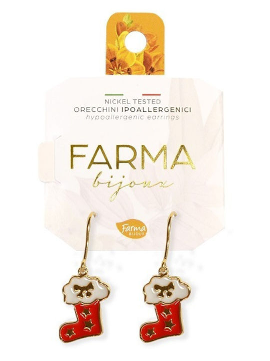 Farma Bijoux Hypoallergenic Kids Earrings Pendants with Stones