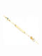 Ios Kids Bracelet ID from Gold 9K with Evil Eye & Stones