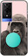 Bubblegum Gorilla Tcl 50 5g Black TPU Black Silicone