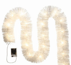 Jumi Weihnachtsgirlande Beleuchtete Weiße