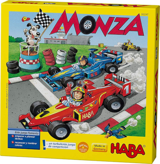 Brettspiel Φόρμουλες Monza für 2-6 Spieler 5+ Jahre Haba