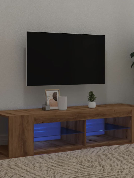 Телевизионно Мебелче с LED Осветление Артизианс...