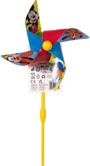 John Disney Mickey Donald Goofy and Pluto Windmill Interactive Toy for Ages 3 and Up