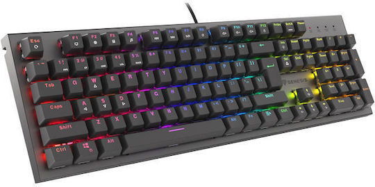 Genesis Thor 303 TKL Gaming Mechanical Keyboard with Outemu Brown switches and RGB lighting (English US)
