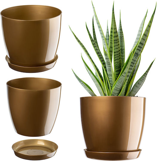 Kadax Gold Flower Pot Cover Base 20cm