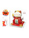 Decorative Chinese Lucky Cat Multicolored 12.5x12.5x14cm Forhome 808463 Home