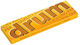 Drum Cigarette Rolling Papers 60 sheets 1pcs Yellow